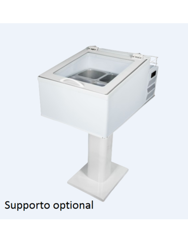 Espositore gelateria da banco con 2 vaschette...
