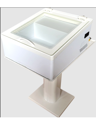 Espositore gelateria da banco con 2 vaschette...