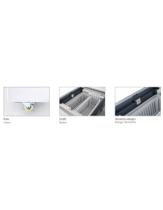 Horizontal freezer and refrigerator 501 liter - cm 182.4 x 65.3 x 90 h 2