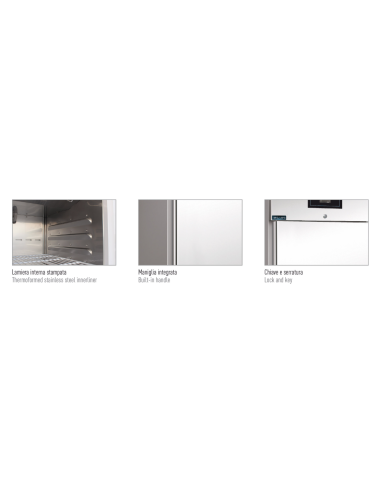 Armadio congelatore - Capacità 428 litri - cm 68 x 87.5 x 209 h