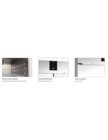 Armadio congelatore - Capacità 887 litri - cm 134 x 87.5 x 209 h