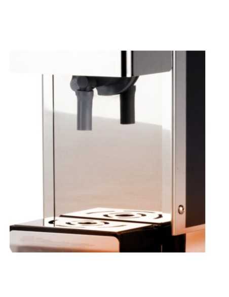 Distributore bevande calde con 1 erogatore e 2 contenitori solubili - Cm 12.3 x 39.5 x 45.5 h