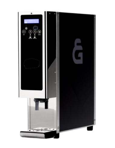 Hot drink dispenser with 1 dispenser and 2...