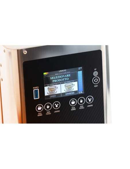 Dispensador de bebidas calientes con 2 dispensadores y 2 recipientes solubles - Panel digital