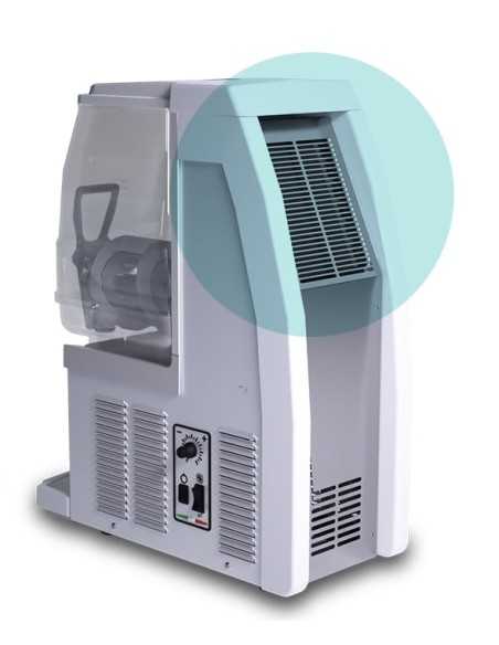 Granizadora - Apta para cremas frías y sorbetes - Capacidad litros 4.8 - Cm 20 x 47 x 56 h