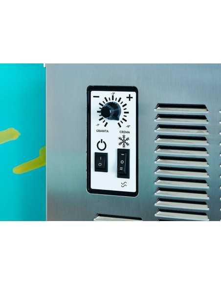 Slush maker - Also suitable for sorbets and cold creams - Capacity liters 11 - Cm 20 x 55 x 75 h