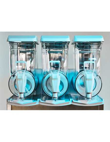 Granizadora - También apta para sorbetes y cremas frías - Capacidad litros 11 + 11 - Cm 60 x 55 x 75 h