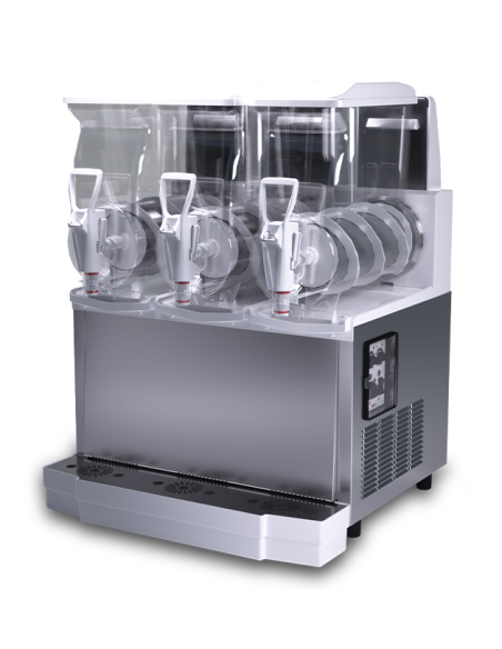 Granizadora - También apta para sorbetes y cremas frías - Capacidad litros 11 + 11 - Cm 60 x 55 x 75 h