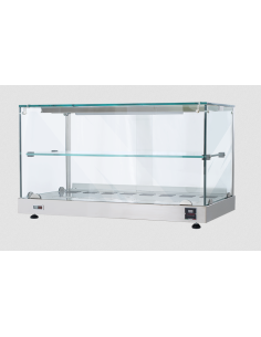 Vitrina caliente con carro - Vidrio recto - cm 250 x 53 x 135h 2