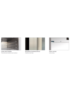 Refrigerated cabinet - Capacity 940 liters - cm 142 x 87.5 x 209 h 2
