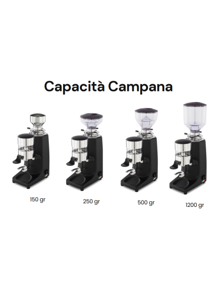 copy of Automatic coffee grinder with dispenser, 1200 g bell for 3.5 kg per day