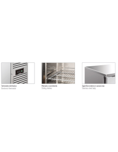 Mesa refrigerada 4 puertas - Ventilada - cm 223 x 60 x 86 h 2