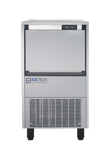 Flake ice maker with production of 88-94 Kg in...