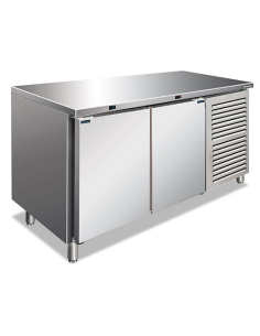 Mesa refrigerada 2 puertas - Doble temperatura - cm 136 x 70 x 86 h
