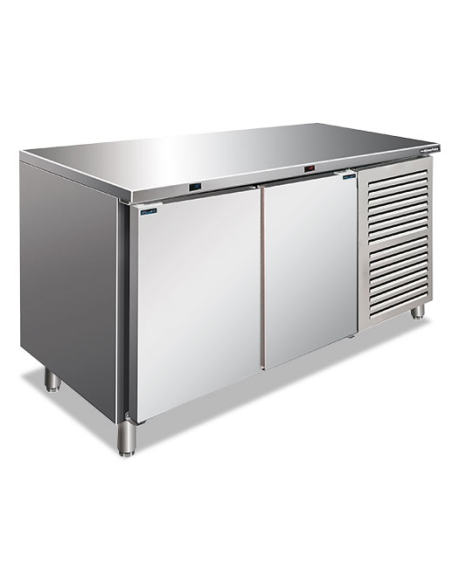 Tavolo refrigerato 2 porte - Doppia temperatura - cm 136 x 70 x 86 h
