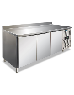 Refrigerated pastry table 3 doors - Riser - cm 202 x 80 x 96 h
