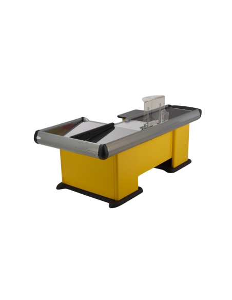 Mostrador de caja con doble lavabo - Longitud 220 cm