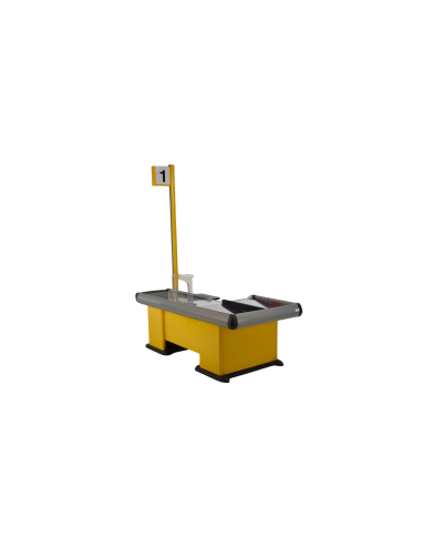 Banco cassa  con vasca doppia - Lunghezza cm 303