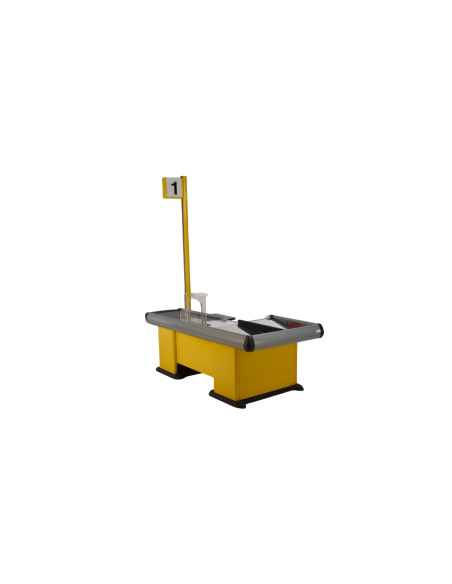 Banco cassa  con vasca doppia - Lunghezza cm 303