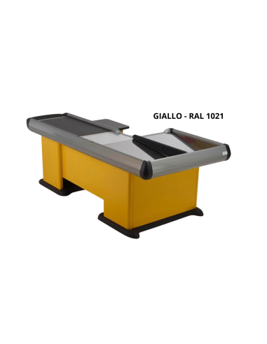 Caja con doble lavabo - Longitud 303 cm