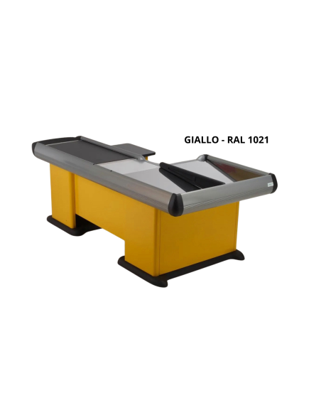 Caja con doble lavabo - Longitud 303 cm