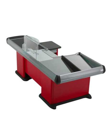 Double-tank checkout counter - Scanner provision - cm 257.9