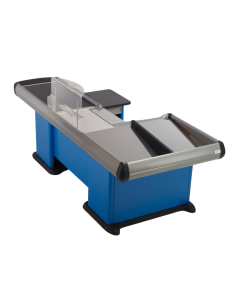 Banco cassa a vasca doppia - Predisposizione scanner - cm... 2