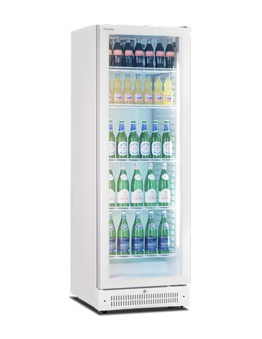 Vetrina refrigerata con porta vetro - Capacità litri 360 - cm 60 x 64.9 x 180.1 h
