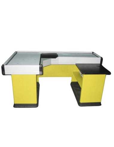 Mostrador de caja estático con doble tanque -...