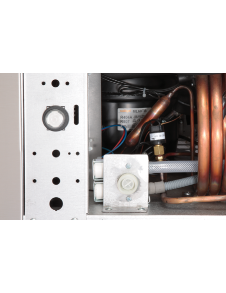 Fabbricatore di Ghiaccio cubetto pieno - Produzione 30 Kg in 24 h - Serbatoio 12 Kg