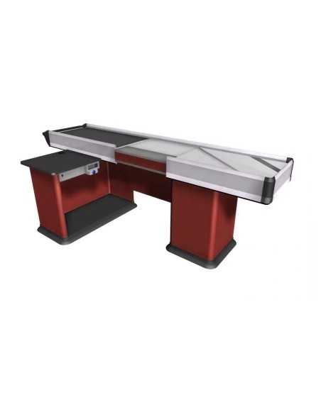 Banco cassa motorizzato - Predisposizione scanner - cm 259.5