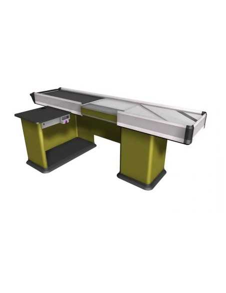 Mostrador de caja motorizado - Preparado para escáner - 309,5 cm