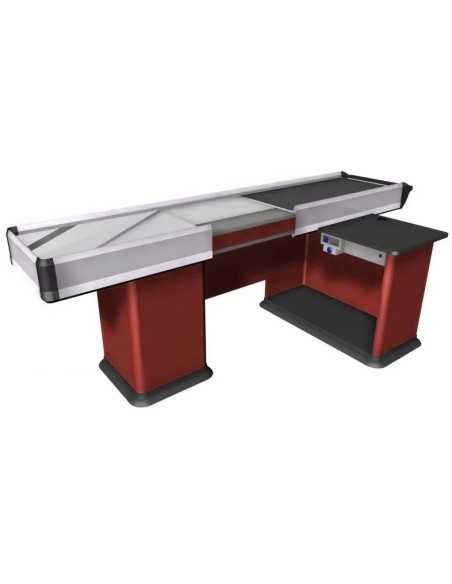 Mostrador de caja motorizado - Preparado para escáner - 309,5 cm