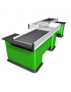 Motorized checkout counter - Scanner provision - cm 394.5 2
