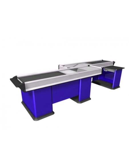 Mostrador de caja motorizado - Preparado para escáner - 396 cm