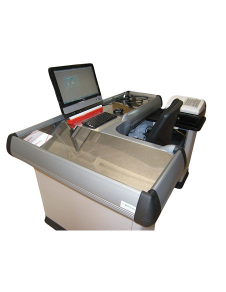 Mostrador de caja con lavabo doble - Longitud 170 cm