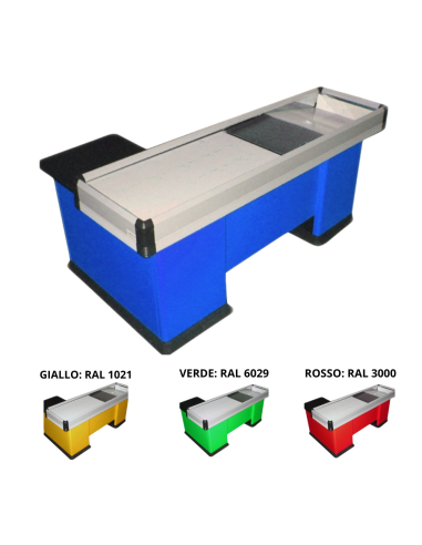 Caja recta - Cinta transportadora - 303 cm