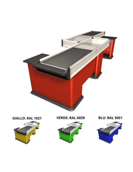 Caja motorizada - Cinta transportadora - 356 cm