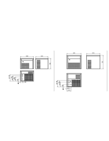 Granular Ice Maker - Producción Aire/Agua - 300...