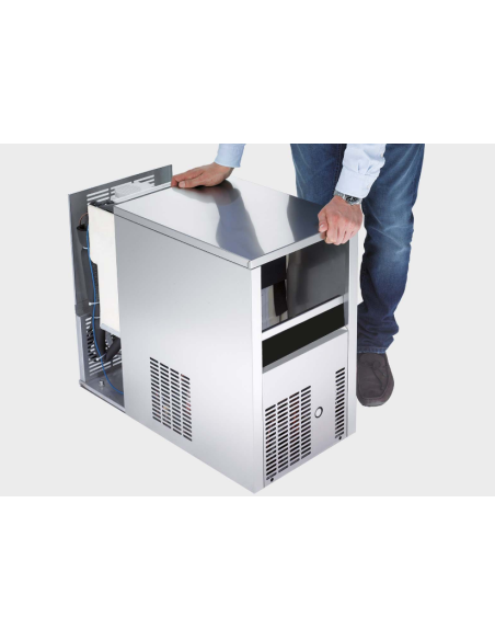 Fabbricatore di Ghiaccio scaglie Granulare - Produzione Aria/Acqua -  600 Kg in 24 h