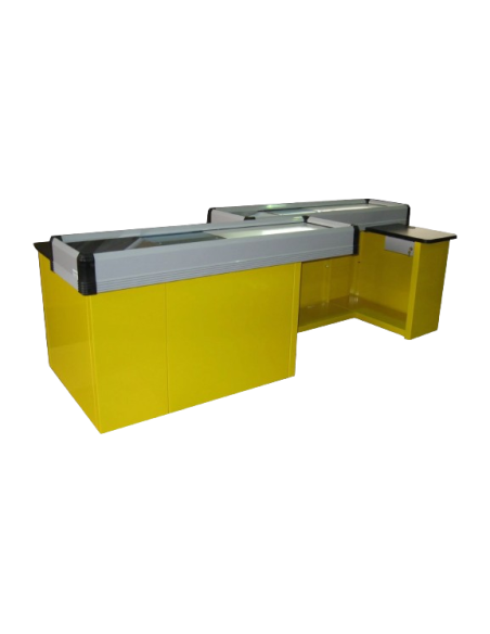 Static checkout counter - Double module - cm 290