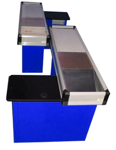 Static checkout counter - Double module - cm 340