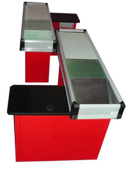 Static checkout counter - Double module - cm 340