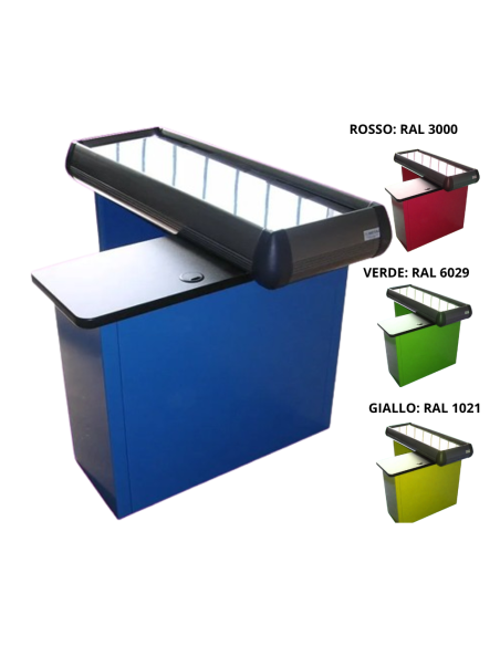 Static checkout counter - Length cm 144.3