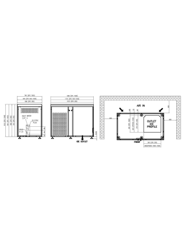 Fabricador de hielo en escamas - Producción de...