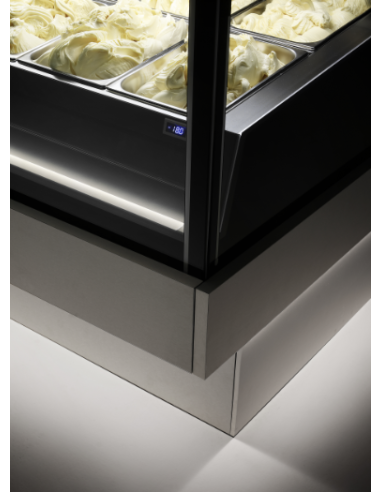 Vitrina de helados - Ventilado - Dimensiones cm...