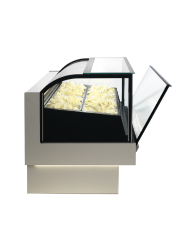 Vetrina gelateria - Ventilata - Dimensioni cm...