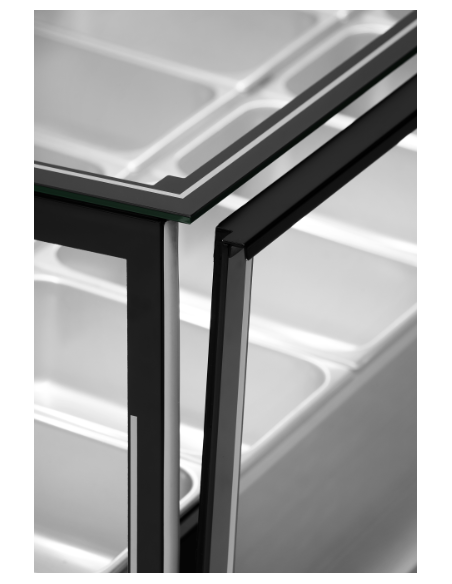 Ice cream display case - Ventilated - Dimensions cm 212.5 x 105.5 x 115.1 h