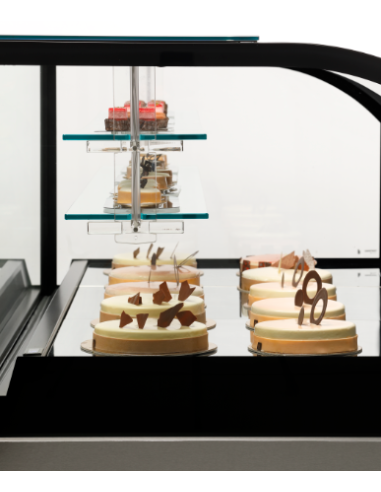 Pastry display case - Ventilated - cm 220 x...
