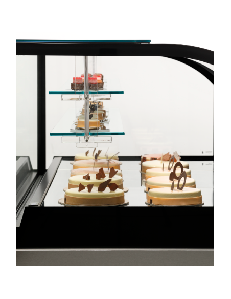 Pastry display case - Ventilated - cm 220 x 105.5 x 115.1 h